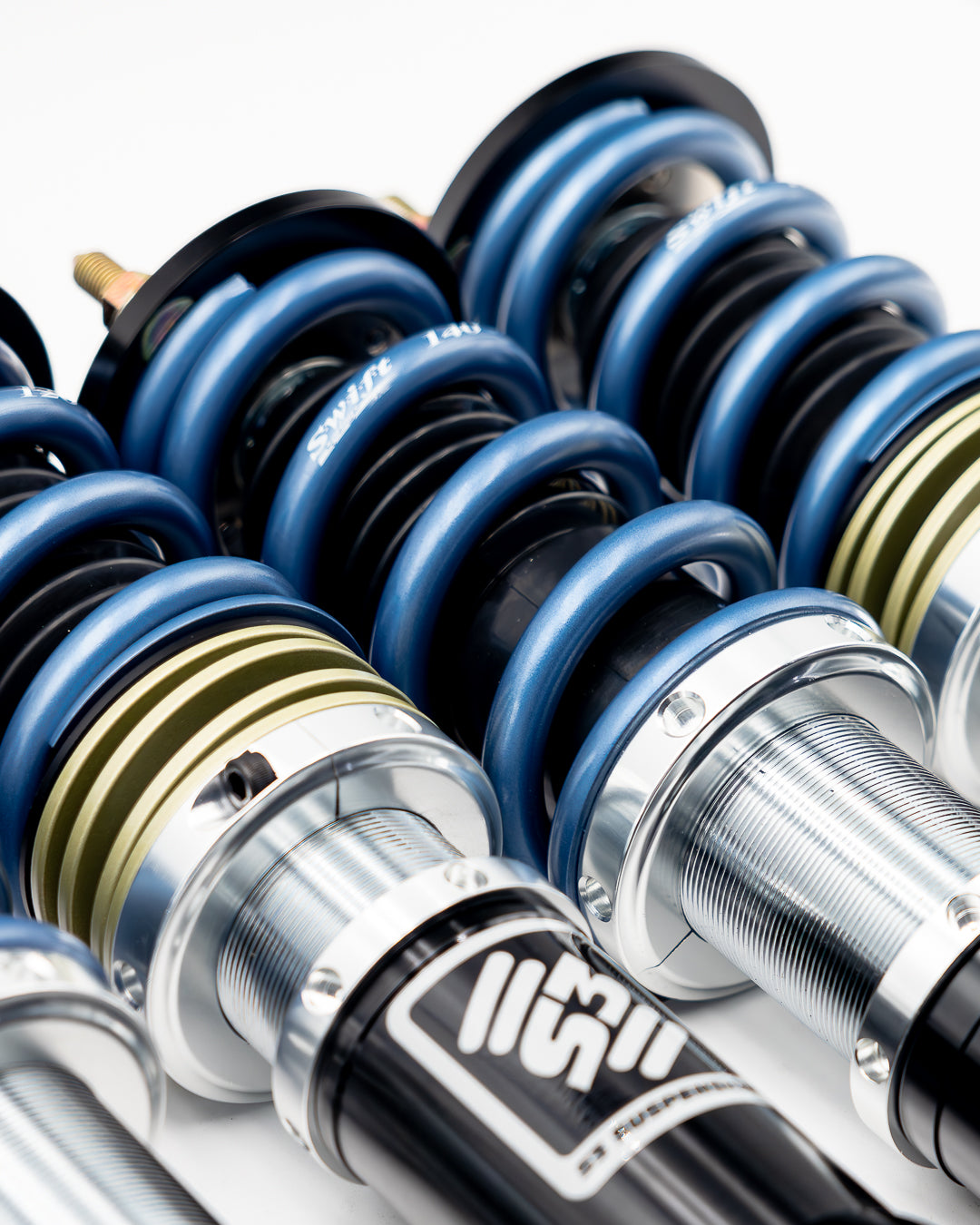 Front and rear adjustable coilovers for 1992-1995 Honda Civic EG and Del Sol – performance suspension upgrade.